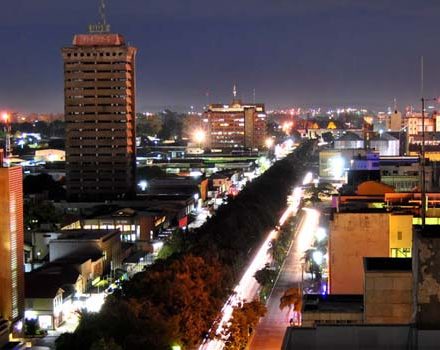 Lusaka, Zambia at Night